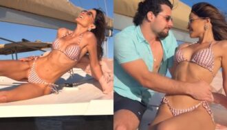 Maiara curte dia de folga a bordo de iate e ganha declaração de Felipe Cavalliere