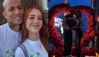 Richarlison pede Amanda Araujo em casamento em Londres: “Eu disse sim”