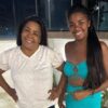 Raquel Brito e mãe dispensam avião e encaram 12 horas de ônibus para ver luta de Davi