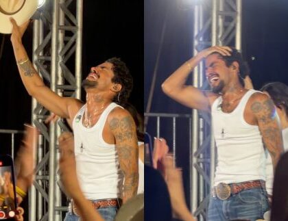 Jeninho desaba em lágrimas e agradece a Deus durante gravação de seu 1º DVD em Barretos