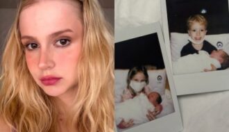 Isabella Scherer anuncia nascimento do 3º filho e mostra encontro com os gêmeos