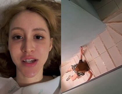 Influenciadora Hendy Ohara fratura a bacia após queda em escada: “Orem por mim”
