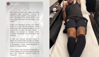 Após confusão em jogo do Santos, Neymar compartilha reflexão sobre críticas e perseguição