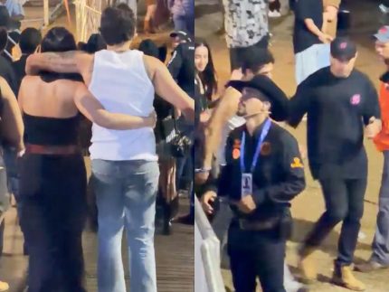 Flagra no Barretão: Zé Felipe deixa show abraçado com morena misteriosa Flagra no Barretão: Zé Felipe deixa show abraçado com morena misteriosa