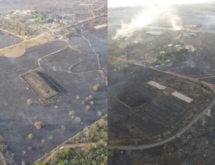 Parque que abriga depósito do Césio-137 é atingido por incêndio
