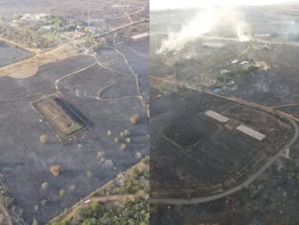 Parque que abriga depósito do Césio-137 é atingido por incêndio