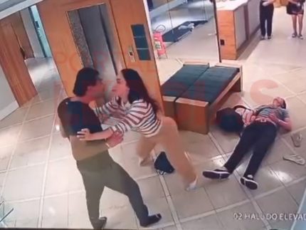 Aline Mineiro retorna ao condomínio acompanhada de segurança; namorado segue afastado