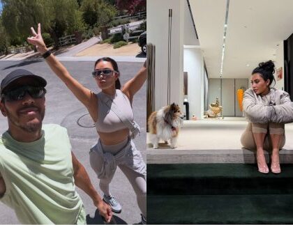 Lewis Hamilton publica novas fotos com Kim Kardashian após casal tornar romance público