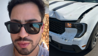 Matheus Vargas, filho de Leonardo, sofre acidente de carro e se pronuncia