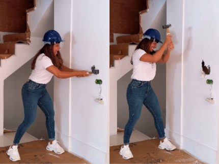Viviane Araujo inicia quebra-quebra em nova mansão: “Nosso tempo é curto” Viviane Araujo inicia quebra-quebra em nova mansão: “Nosso tempo é curto”