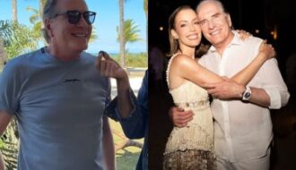 Justus brinca ao curtir festa de renovação de votos da filha: “Não tive que pagar nada”
