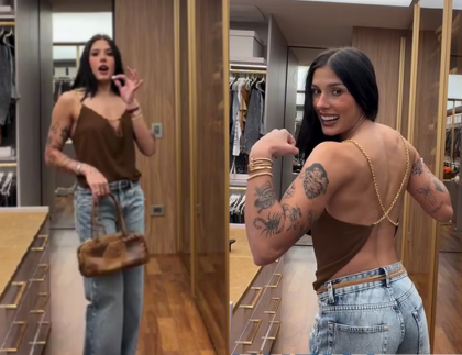 Ana Castela compartilha “arrume-se comigo” para um encontro e brinca: “Já está na hora”