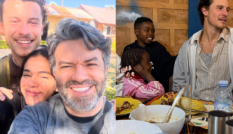 Bruna Marquezine e Shawn Mendes visitam projeto social em Angola; fundador agradece
