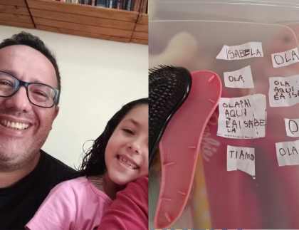 Pai se emociona ao encontrar bilhetes da filha que morreu há 3 anos: “É a Isa. Te amo!”