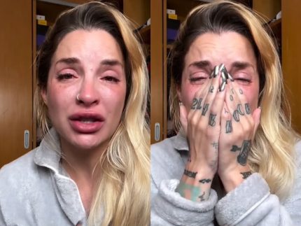 Ex-“BBB” Clara Aguilar chora ao denunciar ex-marido e o acusa de agressão e ameaças