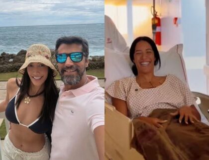 Ex-BBB Alberto Cowboy cumpre promessa e presenteia esposa com cirurgia plástica