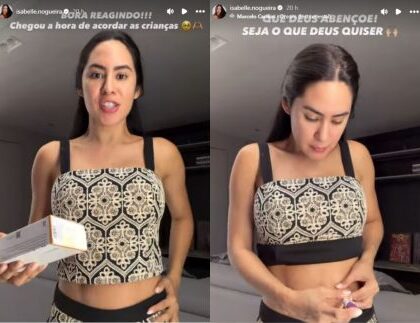 Isabelle Nogueira inicia congelamento de óvulos: “Só Deus sabe como está minha cabeça”