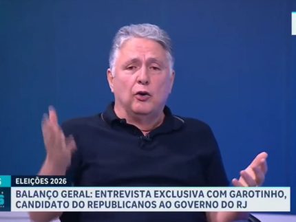 Candidato do RJ, Garotinho gasta tempo de resposta para cobrar Record: “Não vai ter debate?” Candidato do RJ, Garotinho gasta tempo de resposta para cobrar Record: “Não vai ter debate?”