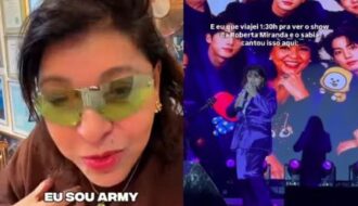 Roberta Miranda reage a fãs com “ciúmes” do BTS após fazer homenagem ao grupo