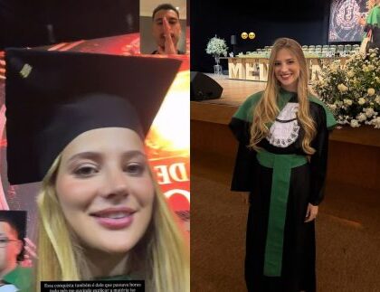 Esposa de Martinelli, da Seleção, celebra formatura em medicina e agradece apoio do jogador