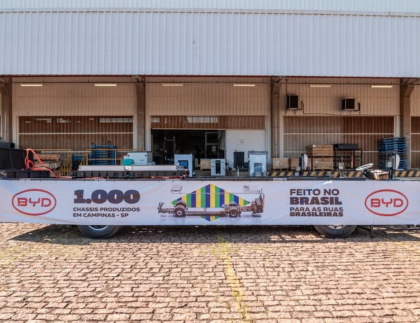 Histórico! BYD alcança marca de 1.000 chassis para ônibus elétricos produzidos no Brasil Histórico! BYD alcança marca de 1.000 chassis para ônibus elétricos produzidos no Brasil