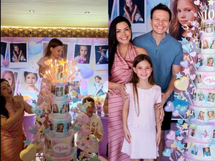 Filha de Thaís Fersoza e Michel Teló completa 10 anos e tema chama atenção