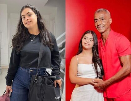 Ao lado do pai, filha de Romário fala sobre autonomia: “Quem decide quem eu quero ser sou eu”