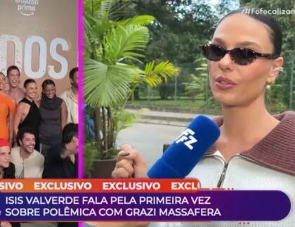 Isis Valverde afasta história de rixa com Grazi Massafera: “A verdade encontra o caminho”