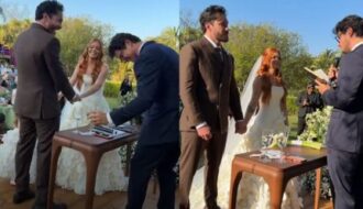 No altar! Viih Tube e Eliezer se casam no religioso com cerimônia emocionante
