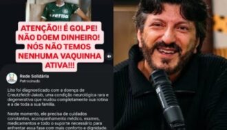 Golpistas usam doença do piloto Lito Sousa para enganar seguidores com falsa vaquinha